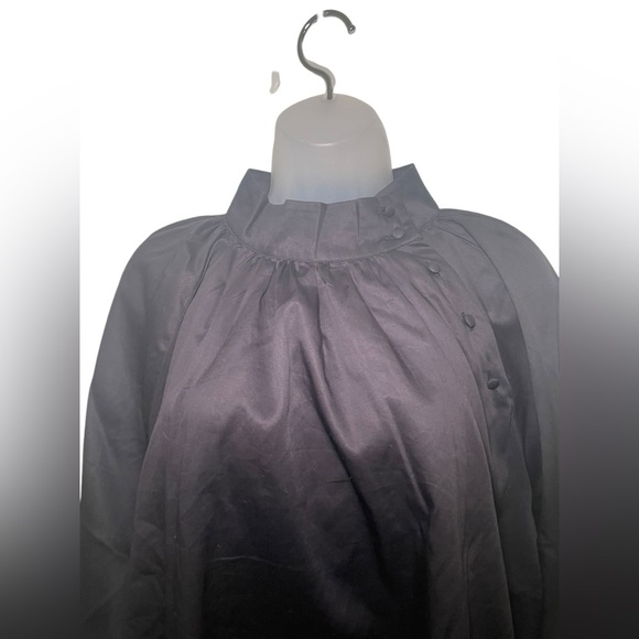 Harshman New NWT Black 100% Cotton Bianca Blouse Plus 3X - Picture 8 of 8